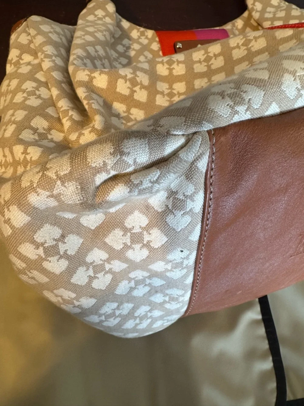 Kate Spade Stevie Diaper Bag Spade Flower Jacquard Tote